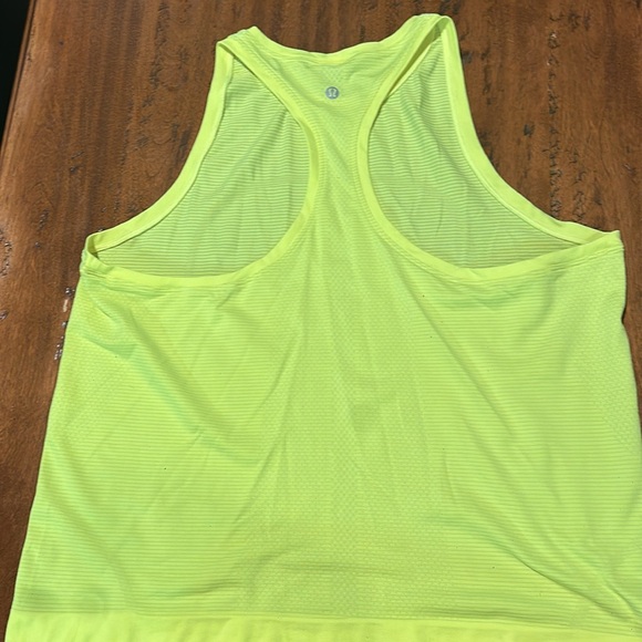 High neck swiftly, tech racer back, Lululemon tank top - Picture 2 of 3